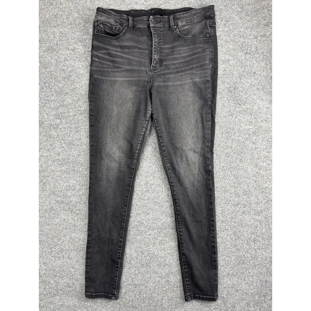 Buckle Black Jeans Womens 33x32 Fit No 75 Skinny Tapered Stretch Denim‎ Pants